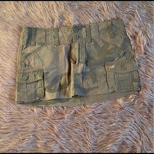 Green camo skirt